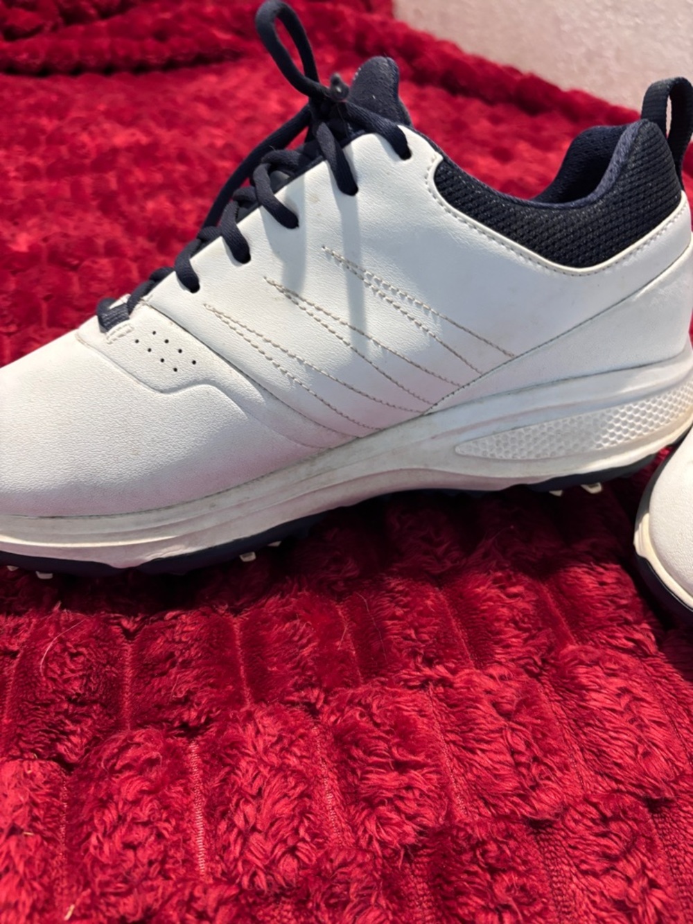 Skechers Men’s Go Golf Torque Pro White Navy Lace-Up Athletic Shoes Size 8.5 - Picture 4 of 11